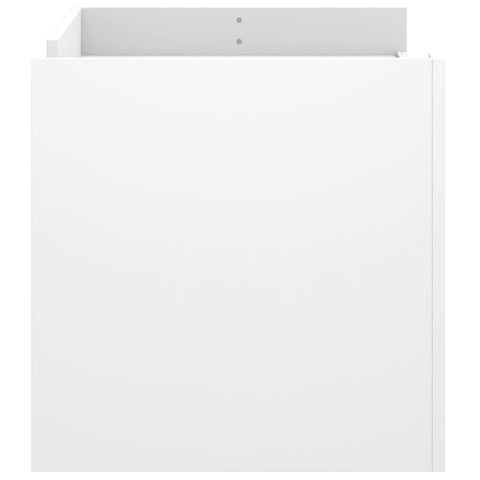 vidaXL Coffee Table White 100x50x50 cm Engineered Wood