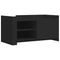 vidaXL Coffee Table Black 100x50x50 cm Engineered Wood