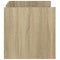 vidaXL Coffee Table Sonoma Oak 100x50x50 cm Engineered Wood