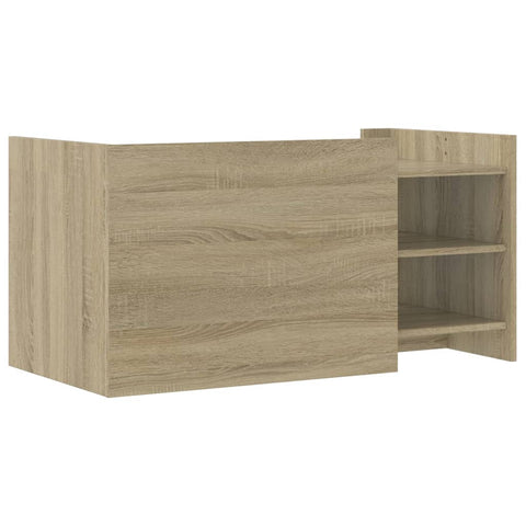 vidaXL Coffee Table Sonoma Oak 100x50x50 cm Engineered Wood