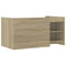 vidaXL Coffee Table Sonoma Oak 100x50x50 cm Engineered Wood