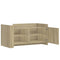 vidaXL Coffee Table Sonoma Oak 100x50x50 cm Engineered Wood