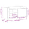 vidaXL Coffee Table Sonoma Oak 100x50x50 cm Engineered Wood
