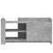 vidaXL Coffee Table Concrete Grey 100x50x50 cm Engineered Wood