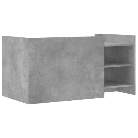 vidaXL Coffee Table Concrete Grey 100x50x50 cm Engineered Wood