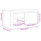 vidaXL Coffee Table Concrete Grey 100x50x50 cm Engineered Wood