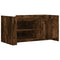 vidaXL Coffee Table Smoked Oak 100x50x50 cm Engineered Wood