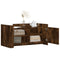 vidaXL Coffee Table Smoked Oak 100x50x50 cm Engineered Wood