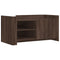 vidaXL Coffee Table Brown oak 100x50x50 cm Engineered Wood