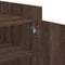 vidaXL Coffee Table Brown oak 100x50x50 cm Engineered Wood