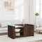 vidaXL Coffee Table Brown oak 100x50x50 cm Engineered Wood
