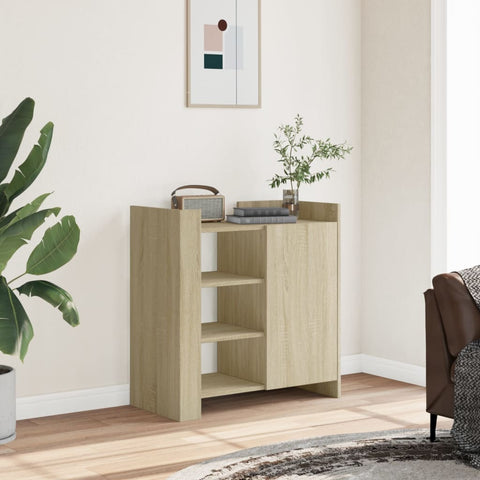 vidaXL Sideboard Sonoma Oak 73.5x35x75 cm Engineered Wood
