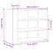 vidaXL Wall Cabinet Concrete Grey 75x35x60 cm Engineered Wood