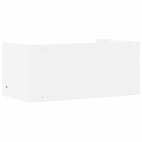 vidaXL Wall Shelf White 70.5x35x30.5 cm Engineered Wood