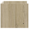 vidaXL Wall Shelf Sonoma Oak 70.5x35x30.5 cm Engineered Wood