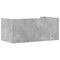 vidaXL Wall Shelf Concrete Grey 70.5x35x30.5 cm Engineered Wood