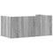 vidaXL Wall Shelf Grey Sonoma 70.5x35x30.5 cm Engineered Wood