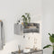 vidaXL Wall Shelf Grey Sonoma 70.5x35x30.5 cm Engineered Wood