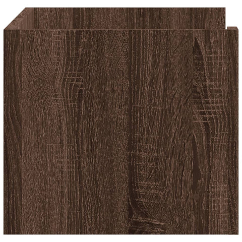 vidaXL Wall Shelf Brown Oak 70.5x35x30.5 cm Engineered Wood