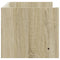 vidaXL Wall Shelf Sonoma Oak 100x35x30.5 cm Engineered Wood
