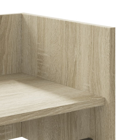 vidaXL Wall Shelf Sonoma Oak 100x35x30.5 cm Engineered Wood