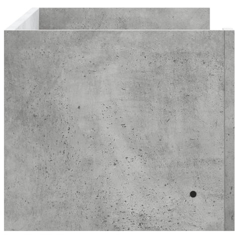 vidaXL Wall Shelf Concrete Grey 100x35x30.5 cm Engineered Wood