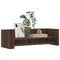 vidaXL Wall Shelf Brown Oak 100x35x30.5 cm Engineered Wood