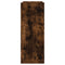 vidaXL Console Table Smoked Oak 100x35x90 cm Engineered Wood