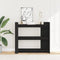 vidaXL Console Table Black 100x35x90 cm Engineered Wood