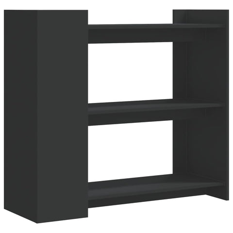 vidaXL Console Table Black 100x35x90 cm Engineered Wood
