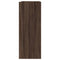 vidaXL Console Table Brown Oak 100x35x90 cm Engineered Wood
