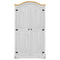 vidaXL Wardrobe Corona White 102x52x186 cm Solid Wood Pine