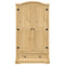 vidaXL Wardrobe Corona 102x52x186 cm Solid Wood Pine