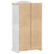vidaXL Wardrobe Corona White 102x52x186 cm Solid Wood Pine