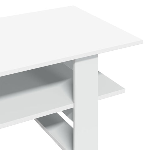 vidaXL Coffee Table White 102x55x42 cm Engineered Wood