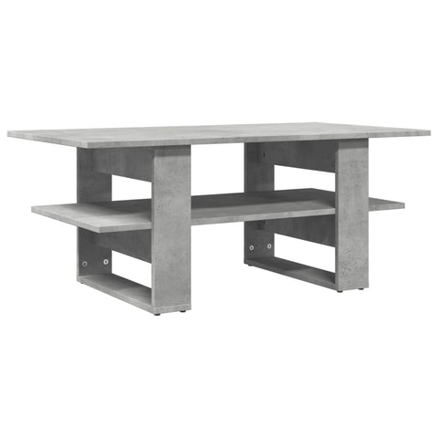 vidaXL Coffee Table Concrete Grey 102x55x42 cm Engineered Wood