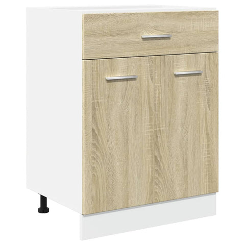 vidaXL Drawer Bottom Cabinet Lyon Sonoma Oak 60x46x81.5 cm Engineered Wood