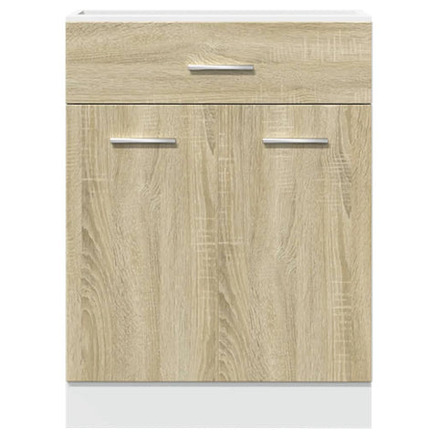 vidaXL Drawer Bottom Cabinet Lyon Sonoma Oak 60x46x81.5 cm Engineered Wood