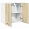vidaXL Hanging Cabinet Lyon Sonoma Oak 60x31x60 cm Engineered Wood