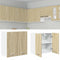 vidaXL Hanging Cabinet Lyon Sonoma Oak 60x31x60 cm Engineered Wood