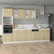 vidaXL Dishwasher Panel Lyon Sonoma Oak 45x3x67 cm Engineered Wood