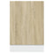 vidaXL Dishwasher Panel Lyon Sonoma Oak 45x3x67 cm Engineered Wood