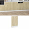 vidaXL Dishwasher Panel Lyon Sonoma Oak 45x3x67 cm Engineered Wood