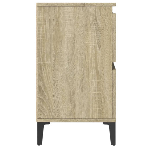 vidaXL Sink Cabinet Sonoma Oak 80x33x60 cm Engineered Wood