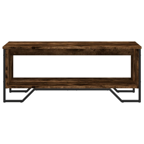 vidaXL Coffee Table Smoked Oak 100x51x40 cm Engineered Wood