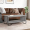 vidaXL Coffee Table Grey Sonoma 100x51x40 cm Engineered Wood