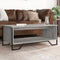 vidaXL Coffee Table Grey Sonoma 100x51x40 cm Engineered Wood
