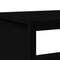 vidaXL Coffee Table Black 75x51x40 cm Engineered Wood