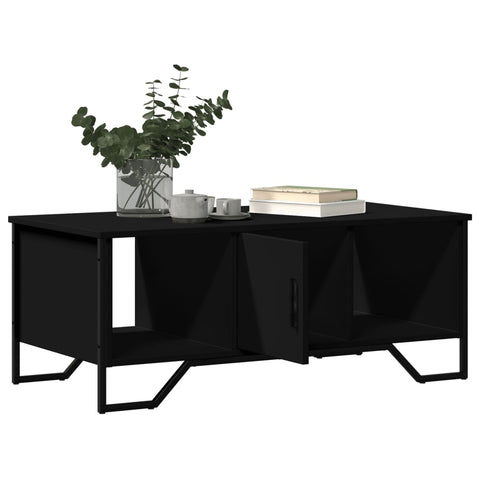 vidaXL Coffee Table Black 100x51x40 cm Engineered Wood