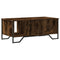 vidaXL Coffee Table Smoked Oak 100x51x40 cm Engineered Wood
